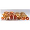 Image 1 : Collection of Marigold Carnival Glass