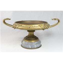 Bronze & Marble Compote