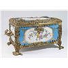 Image 1 : Bronze Mounted Porcelain Sèvres Style Jewelry Box