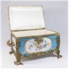 Image 2 : Bronze Mounted Porcelain Sèvres Style Jewelry Box