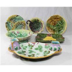 Group Lot of Majolica Pieces