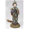 Image 2 : Asian Pottery Figure Mounted as Lamp