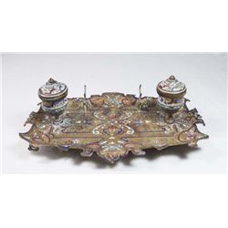 French Orientalist Style Inkwell