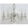 Image 2 : Victorian Style 8 Light Cut Glass Chandelier