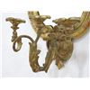 Image 3 : Pair Carved Giltwood 3 Arm Sconces
