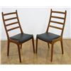 Image 1 : Pair Danish Modern Side Chairs