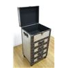 Image 2 : Steel Chest with 4 Drawers & Storage Top