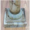 Image 3 : Marble Pedestal with Gilt Metal Trim