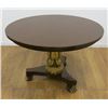 Image 1 : Empire Style Giltwood & Mahogany Round Table