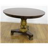 Image 2 : Empire Style Giltwood & Mahogany Round Table