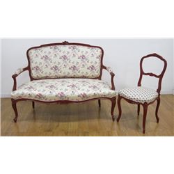 French Loveseat & Chair