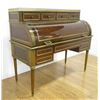Image 1 : Louis XVI Style Walnut Cylinder Roll Top Desk