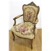 Image 2 : Pair of French Carved Walnut Needlepoint Armchairs