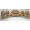 Image 1 : 5 Piece Giltwood French Salon Set