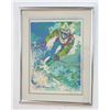 Image 1 : Leroy Neiman Silkscreen, "Olympic Skier"