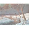 Image 2 : Serge Sedrac, Winter Scene at Dusk
