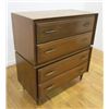 Image 1 : Hungerford Walnut 2 Part Chest of Drawers