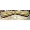Image 1 : Pair Milo Baughman Walnut Sofas