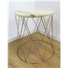 Image 2 : Onyx & Brass Occasional Table