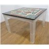 Image 1 : Specimen Marble Top Square Table with Lucite Base