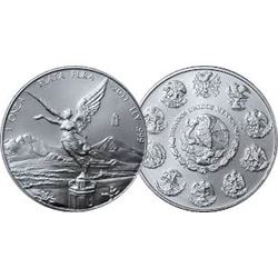 2012 SILVER MEXICAN LIBERTAD 1oz .999 FINE SILVER *BRILLIANT UNC* HIGH GRADE!! SILVER LIBERTAD CAME