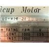 Image 8 : Yaskawa Servo Motor #UGHMED-20GG20F w/ FeedBack Unit