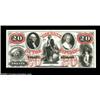 Image 1 : Boston, MA- Bank of the Republic $20 G12a ProofA spectacular orange, black and white Proof mounted o