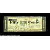 Image 1 : Woodville, MS- Unidentified Issuer 50ó June 20, 1839 Leggett UNLThe issuer's name on this piece is a
