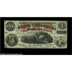 St. Louis, MO- Bee Line Ticket Office Ad NoteA lovely advertising note on the reverse of a State of.