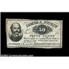 Image 1 : Colebrook, NH - James A. Pitkin 50ó Jan. 1, 1863 UNLThis rare item is the first piece that we have s