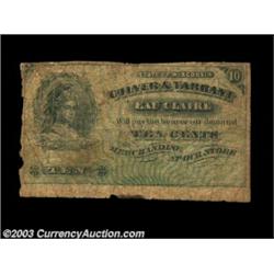 Eau Claire, WI- Culver and Tarrant 10ó Krause SC2A Very Good example of this difficult to find issue