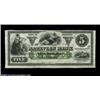 Image 1 : La Crosse, WI- Batavian Bank $5 Nov. 20, 1861 G4a Krause G4aAnother bright and fresh remainder examp
