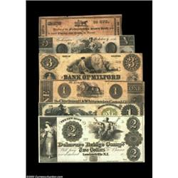 Half Dozen Mid-Atlantic Obsoletes.Milford, DE - Bank of Milford $3 May, 1854 FineWashington, DC - Ch