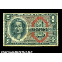 Series 611 $1 Replacement Fine. A nice example of a relatively common Replacement. Important notice: