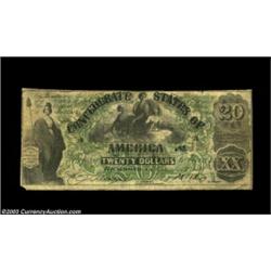 T17 $20 1861. Although not quite as nice as the T17 from the Felix K. Zollicoffer Collection that we