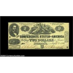 T42 $2 1862. A very nice example which is considerably nicer than these usually come. Uncirculated,.