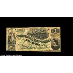 T45 $1 1862. A nice circulated Fine-Very Fine example of this type that is not often located much fi