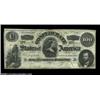 Image 1 : T49 $100 1862. A broadly margined Lucy Pickens note with strictly original paper quality and outstan