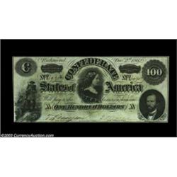 T49 $100 1862. A couple of well-hidden vertical folds are visible after careful examination. Choice.