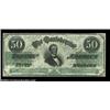 Image 1 : T50 $50 1862. There are a couple of natural paper wrinkles and a little light handling, but this wel
