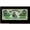 Image 1 : T57 $50 1863. A fully original Jefferson Davis $5o with crackling fresh paper quality and great eye.