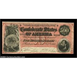 T64 $500 1864. One of the thrills of this cataloger's job is the opportunity to view impressive coll