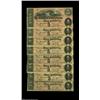 Image 1 : T69 $5 1864. A run of eight consecutive notes, all Crisp Uncirculated. Important notice: We expect t
