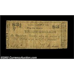 Lebanon, AL- W. Dean $3 Oct. 1, 1862 Rosene UNLThere is some similarity here to Rosene 160-1 (which.