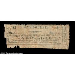 Fort Smith, AR - City of Fort Smith $1 Dec. 30, 1861 UNLAn unlisted 1861 issue that is payable to J.