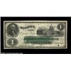 Image 1 : Meriden, CT - Meriden National Bank $1 Oct. 8, 1873An unusual piece issued by a National Bank and de