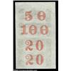 Image 2 : New Haven, CT- City Bank of New Haven $50-$100-$20-$20 G84c-G92C-G76c-G76c (X6) Uncut SheetA third l