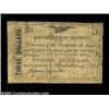 Image 3 : Tallahassee, FL- State Bank of Florida $1, $3, $5 July 1, 1862 Freeman 65, 67, 68Three pieces, all w