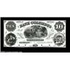 Image 1 : Columbus, GA - Bank of Columbus $10 Sept. 1, 1856 G40a ProofA flawless, boldly embossed Proof that i