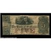 Image 1 : Columbus, GA- The Bank of St. Mary's $5 Nov. 16, 1846 G36aIssue with the red protector overprint fro